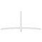 Ekena Millwork Bellingham Architectural Grade PVC Gable Bracket, 108"W x 49 1/2"H x 2"D x 4"F, 11/12 Pitch GBP108X50X0204BEL00 - alternate 4